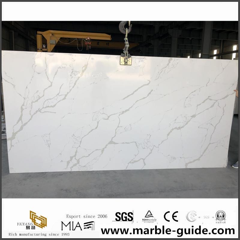 Quality Calacatta Quartz Slabs from China 1