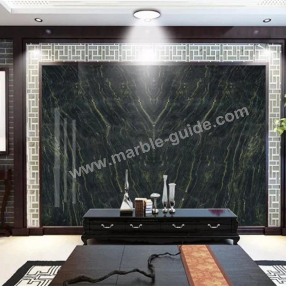 Flashy green marble for feature wall Flashy green marble for feature wall