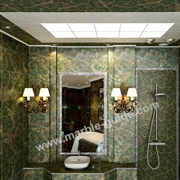 Rainforest green marble for bathroom Rainforest green marble for bathroom