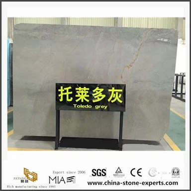 توليدو رمادي الرخام للحمام باكسبلاش بلاط