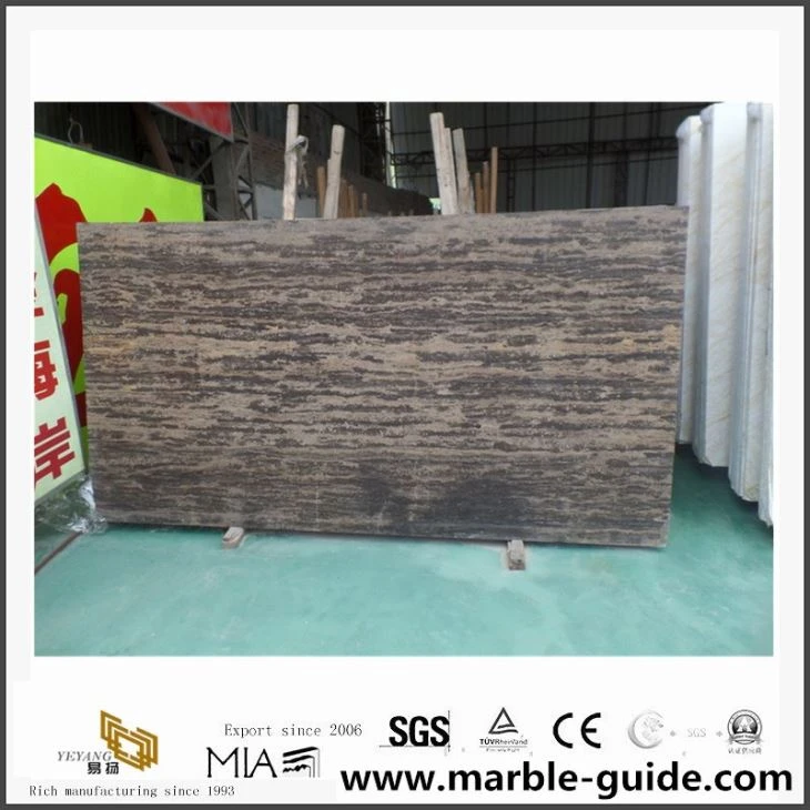 China Golden Beach Marble Slab Brown Marble With Good Price