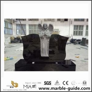 الرخام الأسود الملاك الآثار نصب الحجارة مع أفضل الأسعار