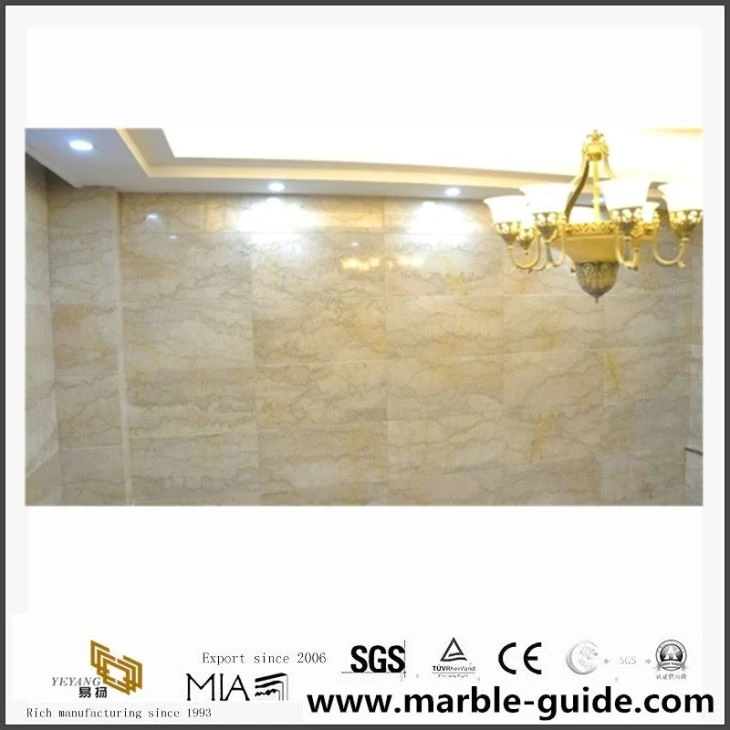 China Yellow Marble Bathroom Walling Tile/ Vanity Tops