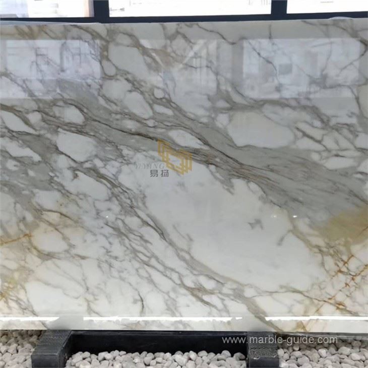 Popular Calacatta Gold Marble Slab Tabletop