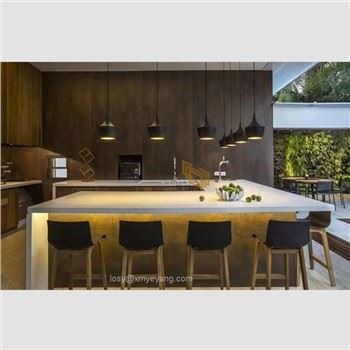 حجر زجاج بلوري أبيض نقي لكونترتوب المطبخ